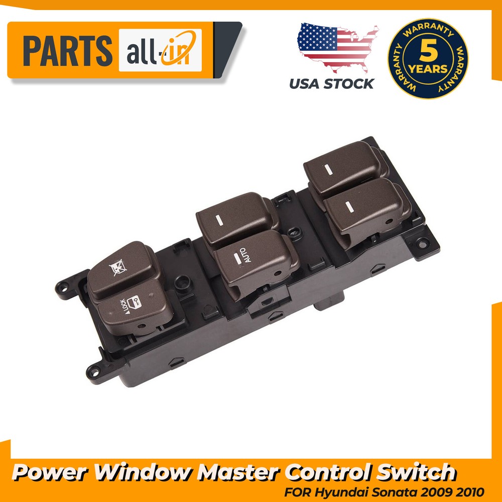 For Hyundai Sonata 2009 2010 Front Left Power Window Master Control Switch
