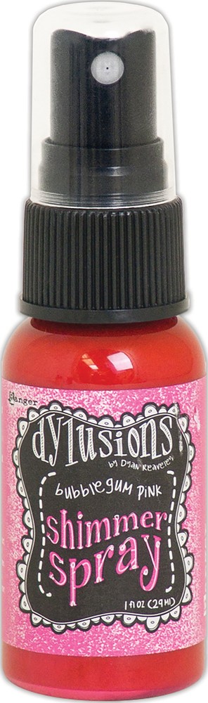 Dylusions Shimmer Sprays 1oz-Bubblegum Pink