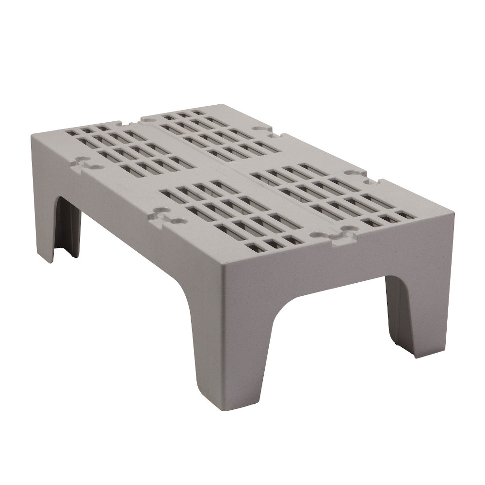 Cambro DRS480480 Slotted Top Dunnage Rack with 3000 lb Load Capacity, Gray