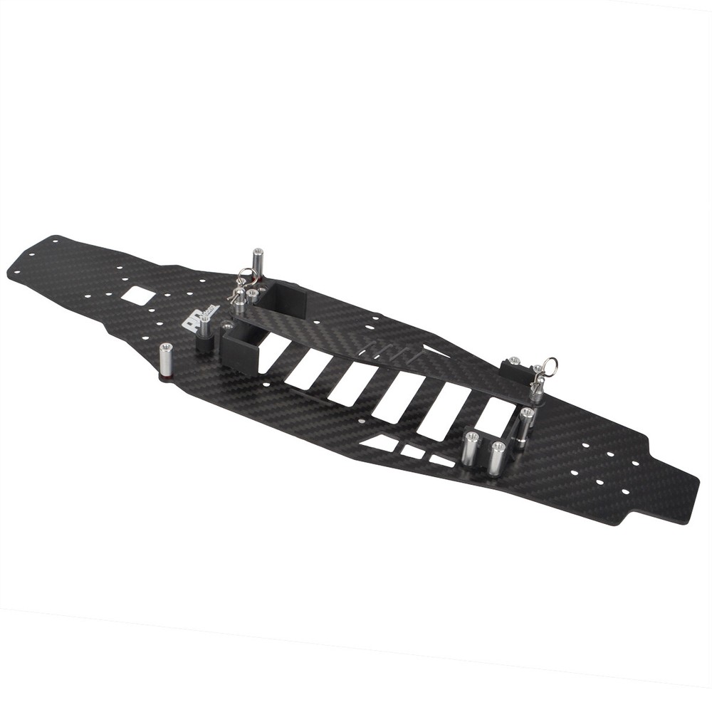 Custom Carbon Lower Deck Chassis Frame Kit for Tamiya FF03 FF-03 Pro Upgrades