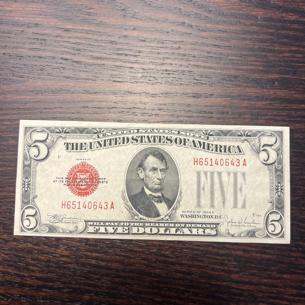 1928E $5 Legal Tender