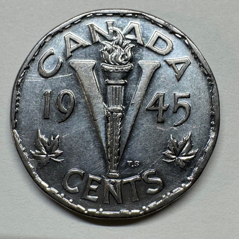 1945 Canada 5 Cents - Coin #D-016