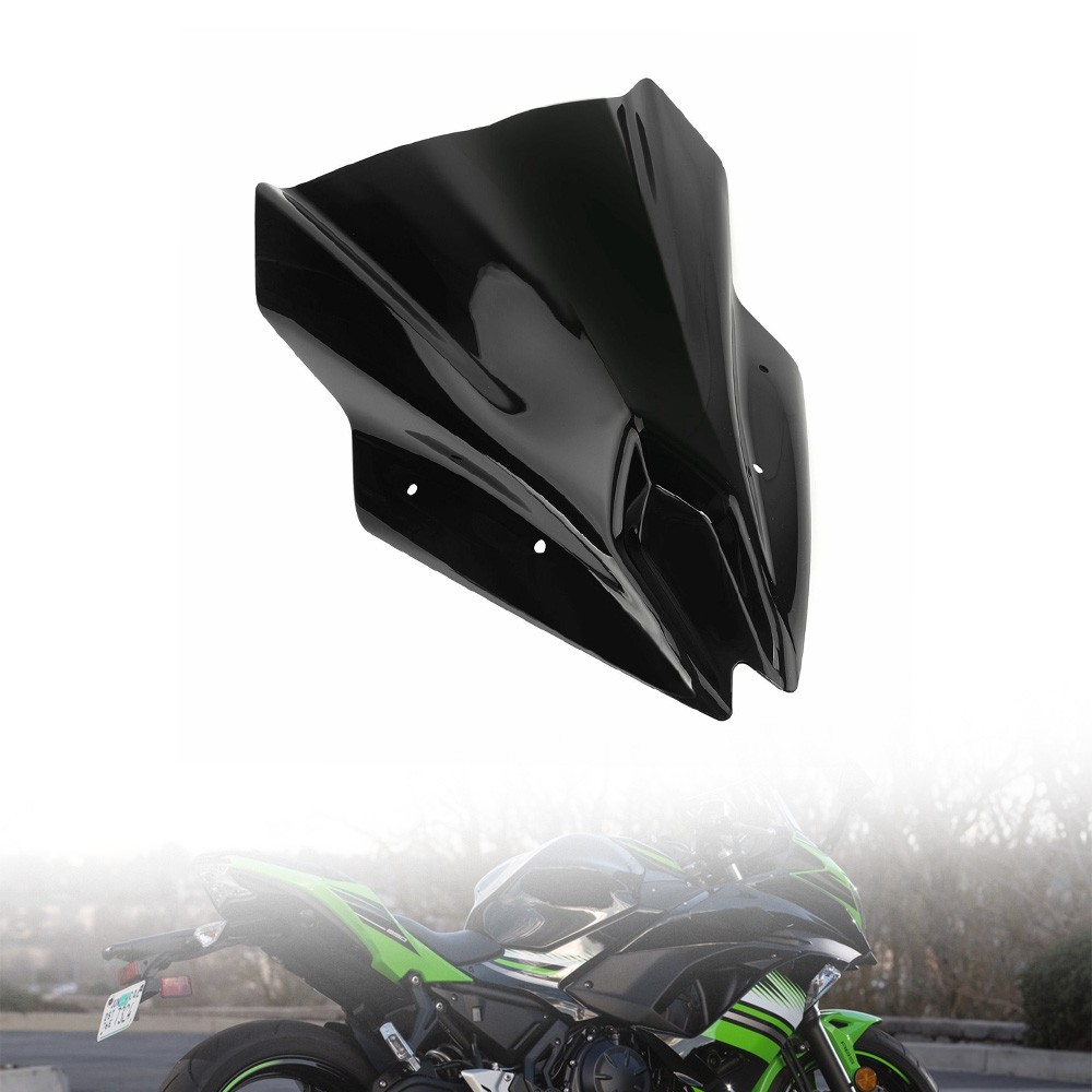 Windscreen Windshield ABS Plastic Durable Fits For Kawasaki Ninja 650 2017-19