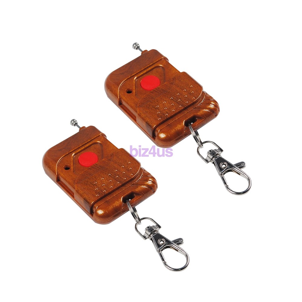 2pcs Universal Wireless Remote Control Switch for Access Control Magnetic Lock