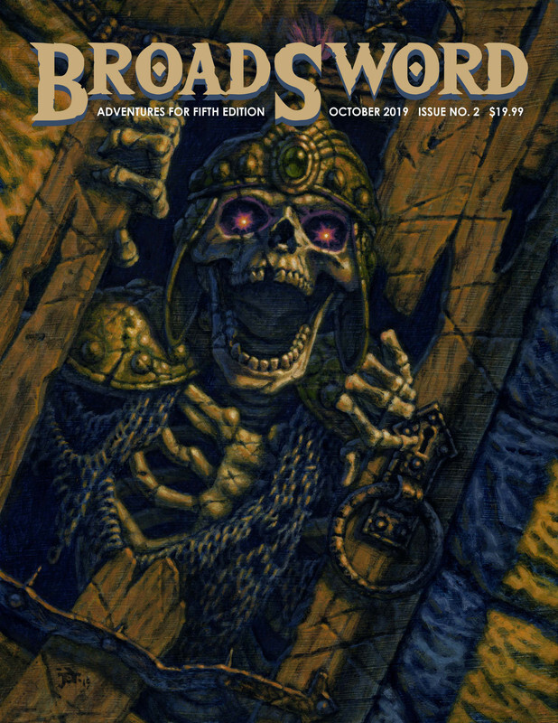 BroadSword Monthly Issue 2 D&D 5E 2019 DMDave damaged