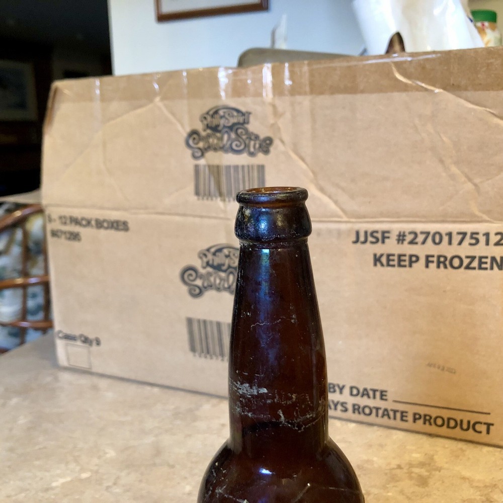 Pre-Pro Beer Bottle C B C (Chesapeake Brewing Co) Export Baltimore MD Amber