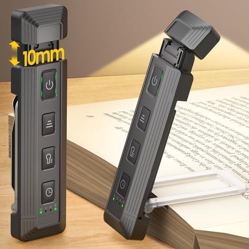 Extendable Book Lights for Reading at Night, 5 Enhanced Brightness & 3 Gray