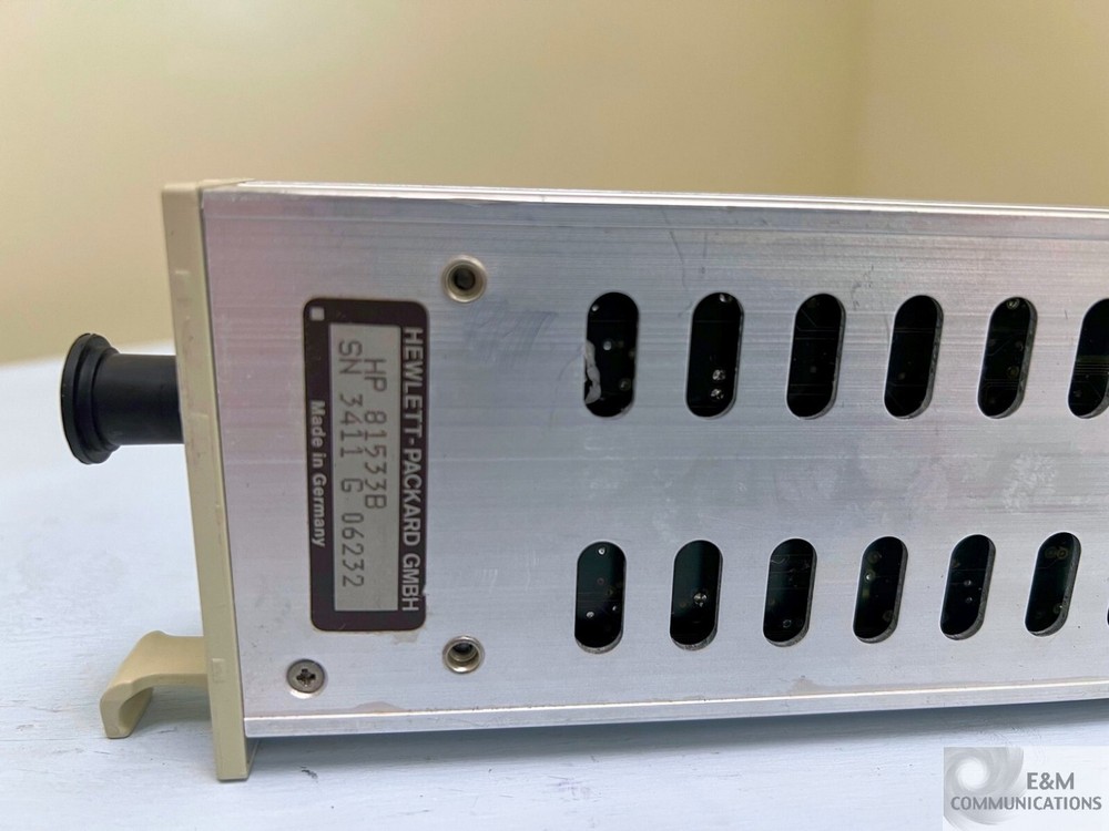 HP 81533B AGILENT OPTICAL HEAD INTERFACE MODULE FOR 8166A MAINFRAME FOR PARTS