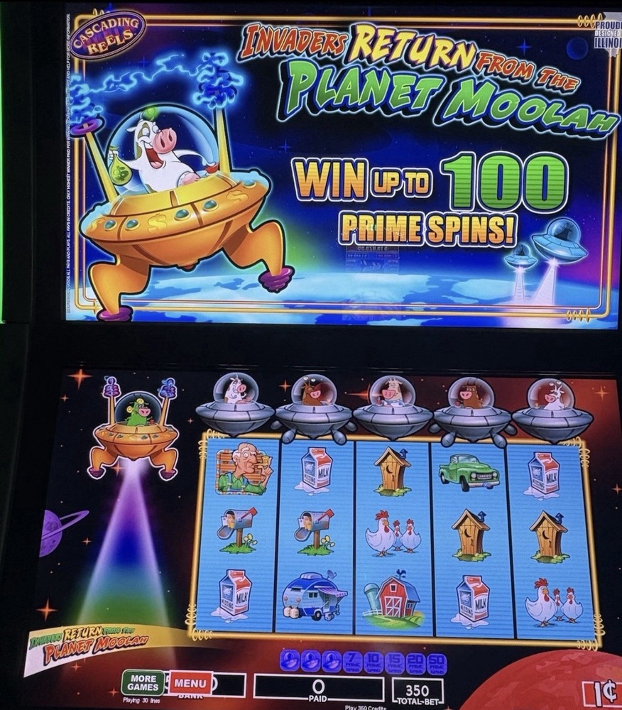 WMS BB3 INVADERS RETURN PLANET MOOLAH MULTIPLE GAME SLOT MACHINE SOFTWARE TESTED