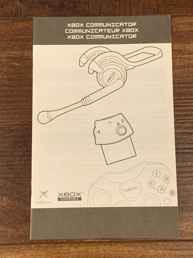 Communicator XBOX Instruction Manual Only