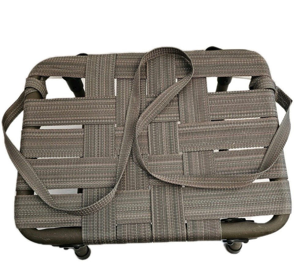 HS Strut Seat with Folding Legs 2" Nylon Webbed Seat