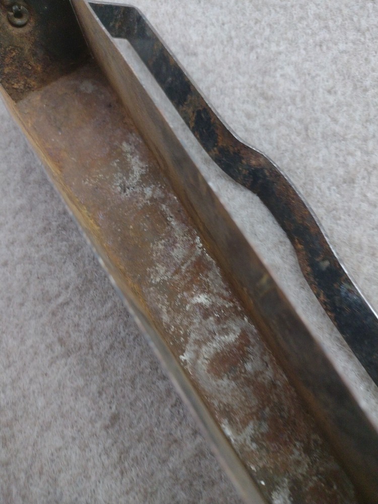 Vintage Deep Socket Metal Tray Holder Organizer Carry Handle Storage Organize .