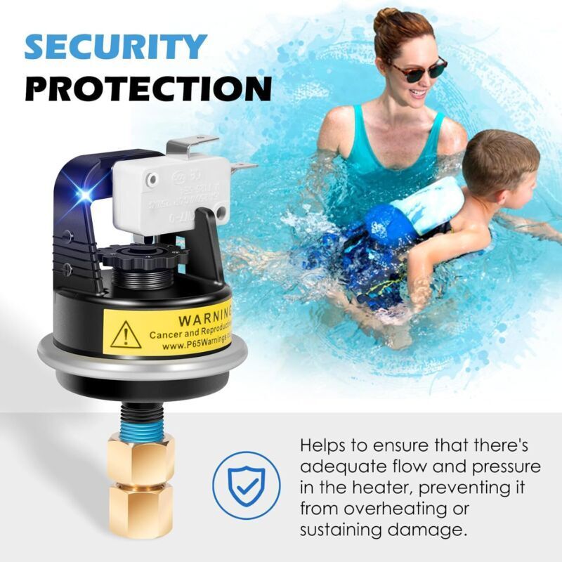 HAXPSA1930 Pressure Switch For Hayward H-Series Millivolt Electronic Pool Heater