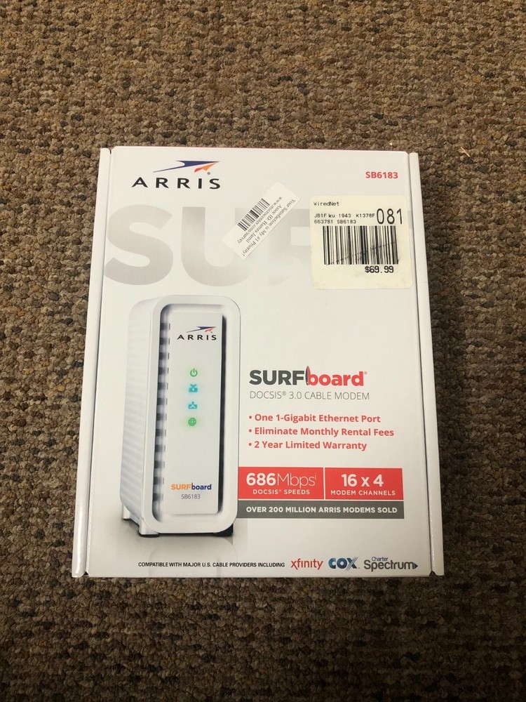 Arris surfboard docsis 3.0 Cable Modem SB6183