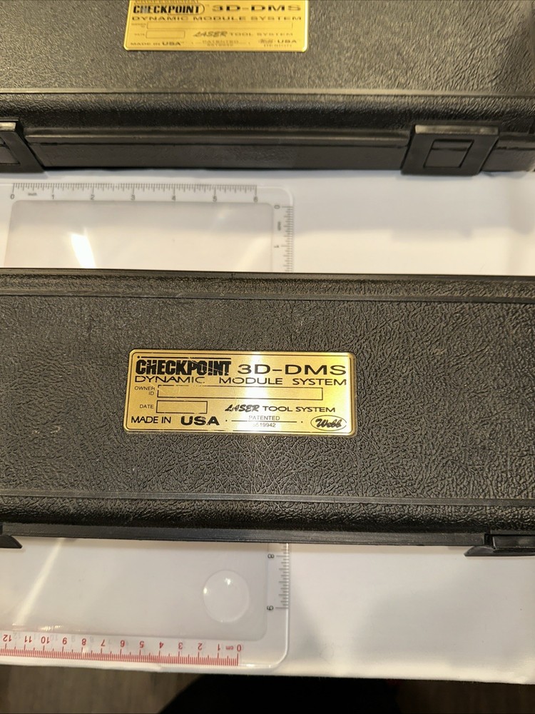 Extremely Rare - CHECKPOINT 3D DMS Laser Level With Case, Rotating Prism