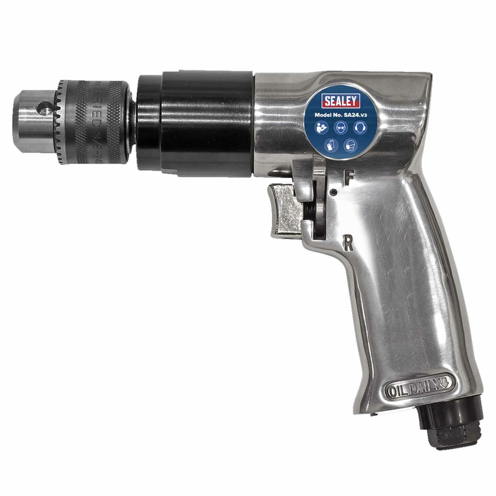 Sealey Air Drill Ø10mm 1800rpm Reversible