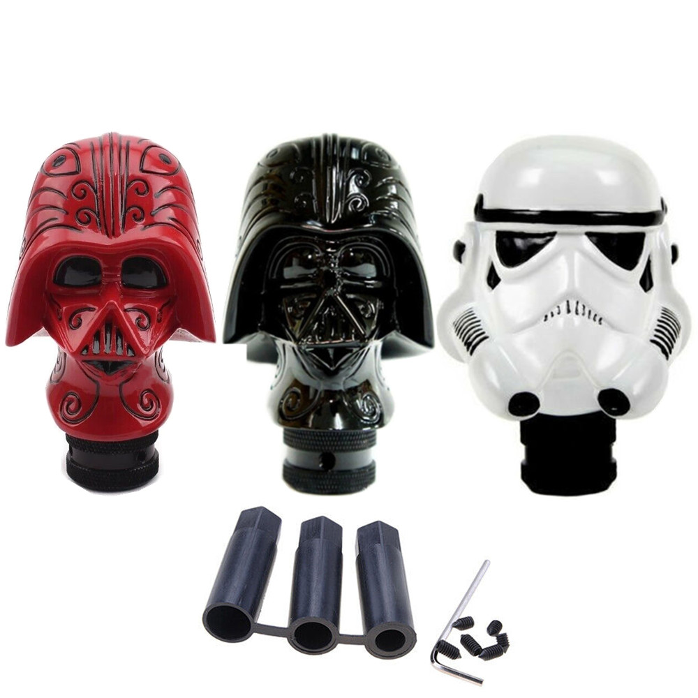 Star Wars Darth Vader Stormtrooper Clone Trooper Car Shift Gear Shifter Knob