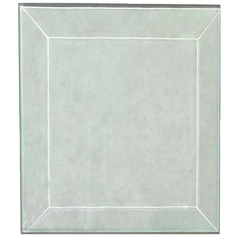 3" Clear Square Glass Bevel 10Pack