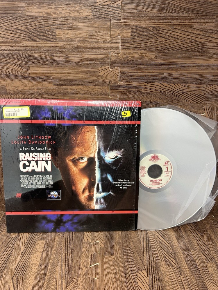 "Raising Cain" Letterbox Laserdisc LD - John Lithgow