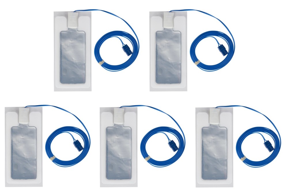 Patient Return Electrode McKesson Argent Single Corded, 5/Pack