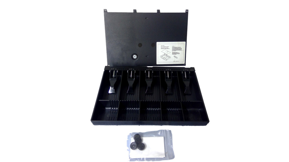 NCR MID RANGE CASH DRAWER INSERT WITH LID (NO KEY)