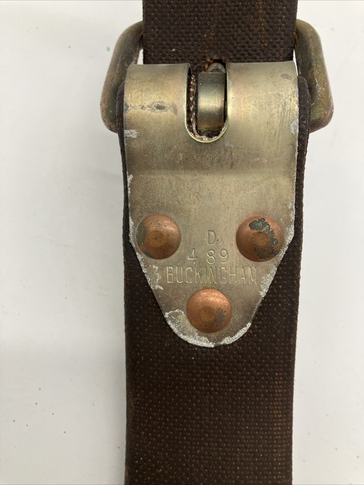 BELT, LINEMAN BUCKINGHAM D 4 89 (CLIMBING BELT)