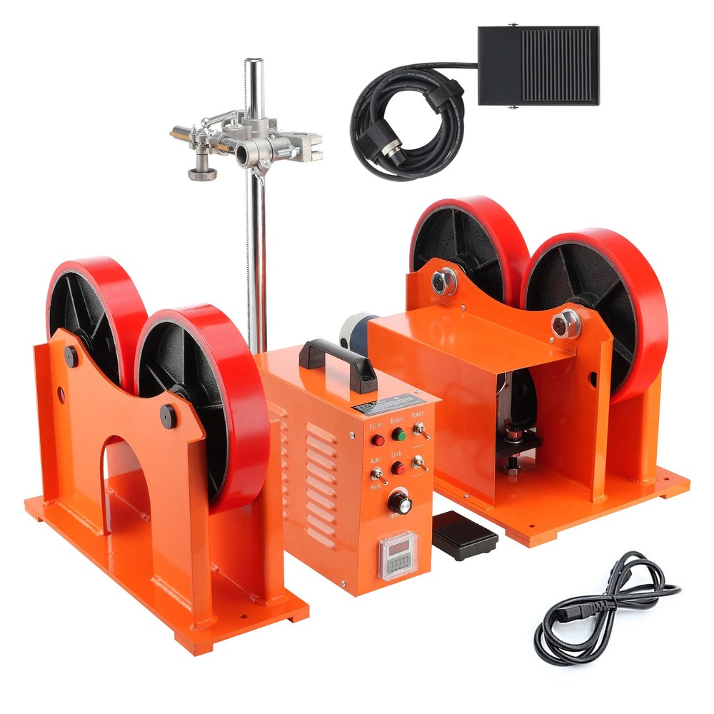 Welding Positioner Turning Rolls Linkage Roller 1000KG Loading Welding Turning