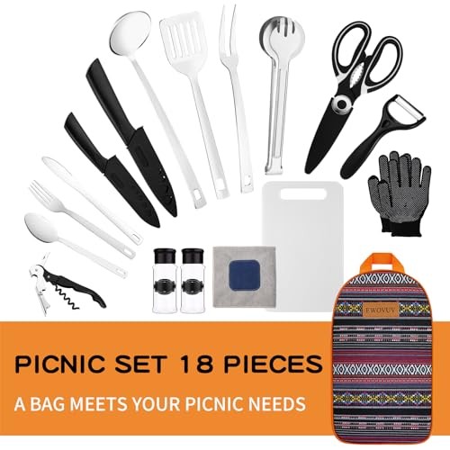 Camping Cooking Utensils Set- Camping Essentials Cookware National style