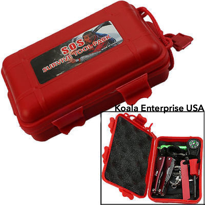 Survival Kit Emergency SOS Survive Tool Pack for Camping Hiking