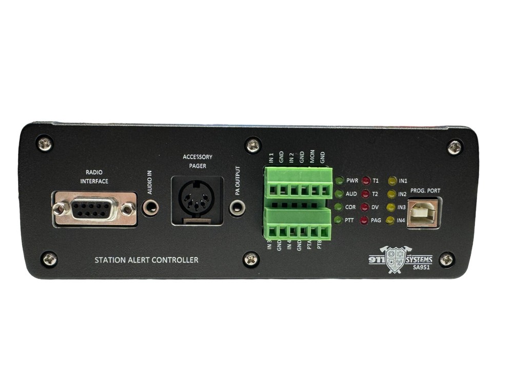 SA951 Firehouse Station Alert Controller - USB Programmable Tone Decoder