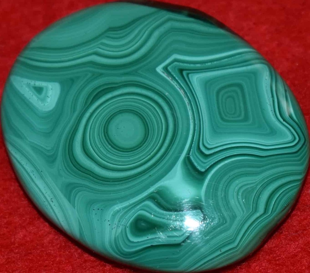 Malachite Worry Stone #11