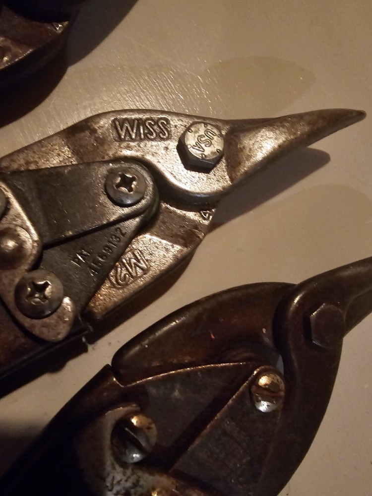 3 Tin Snips Wiss -1 Sears- 1 No Name