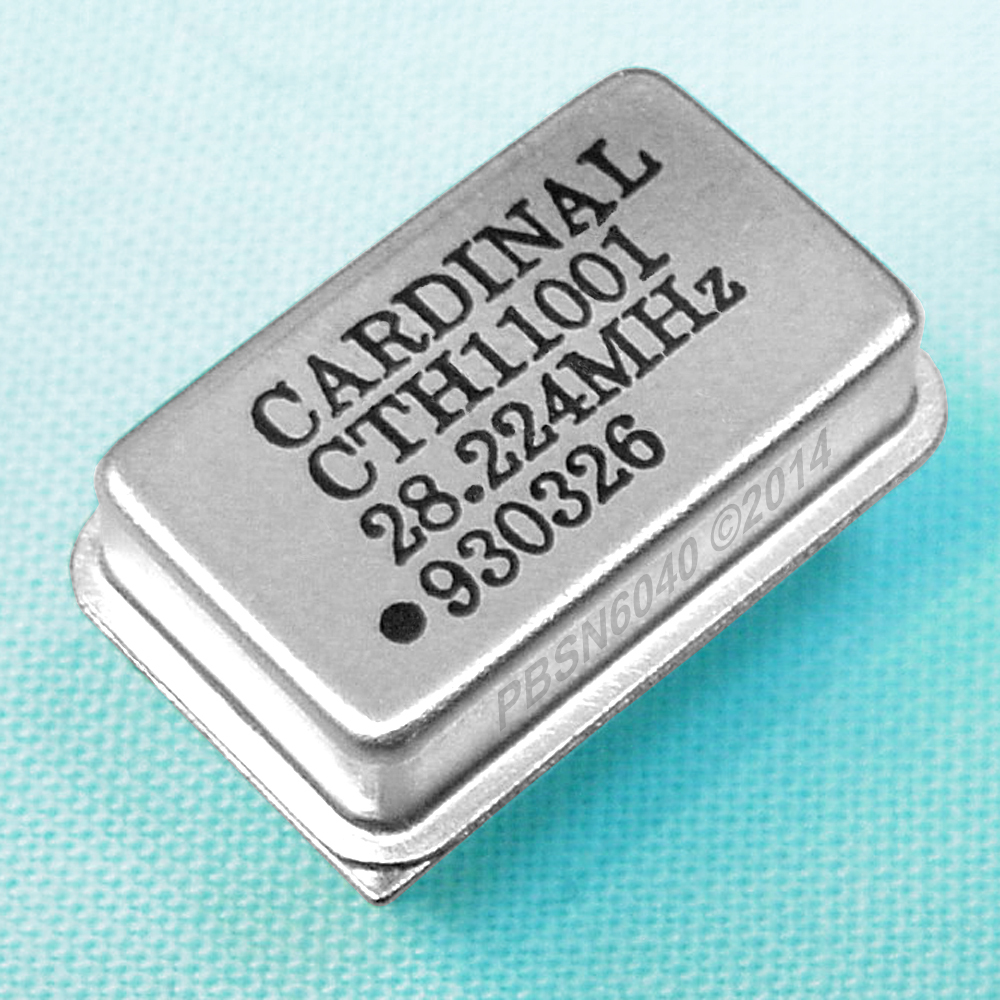 10-Meter Beacon Band Crystal-Controlled  QRP TRANSMITTER - Shielded DIP14 Can