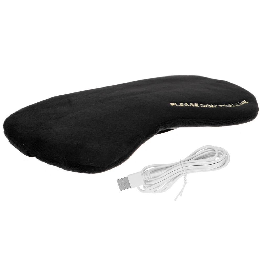 1 Set USB Heating Eye Mask Steam Warm Mask Temperature Adjustable Sleeping