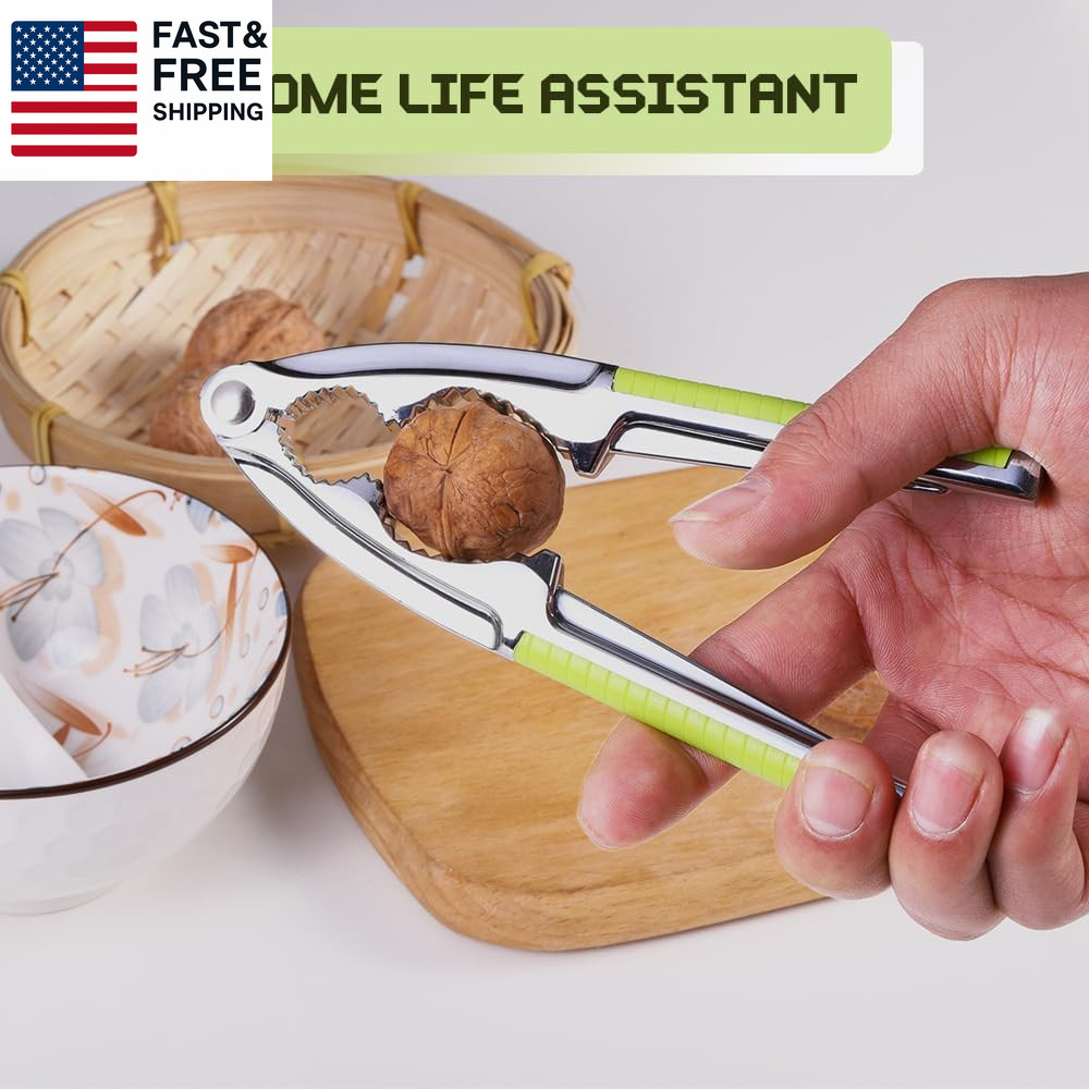 Nut Cracker, Nutcracker, Seafood Tools, Walnut Cracker for All Nuts, Heavy Duty