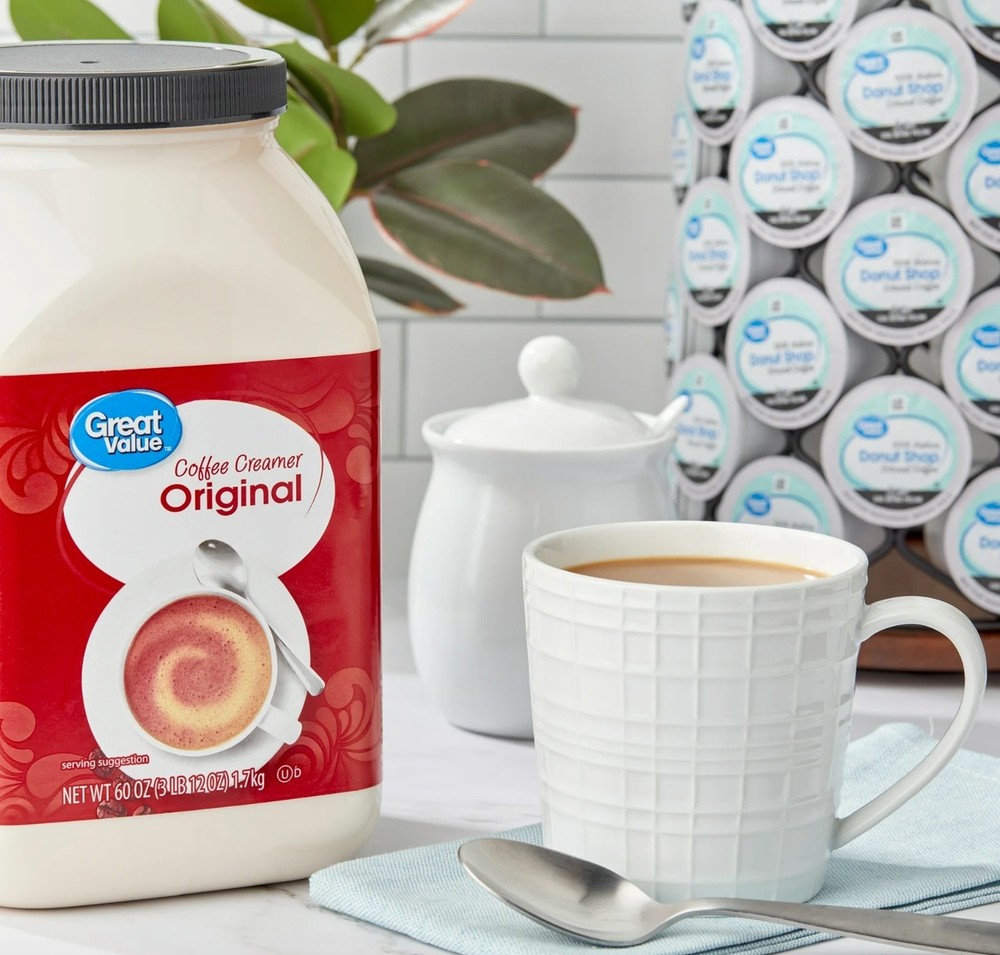 Great Value Original Coffee Creamer, Value Size, 60 oz