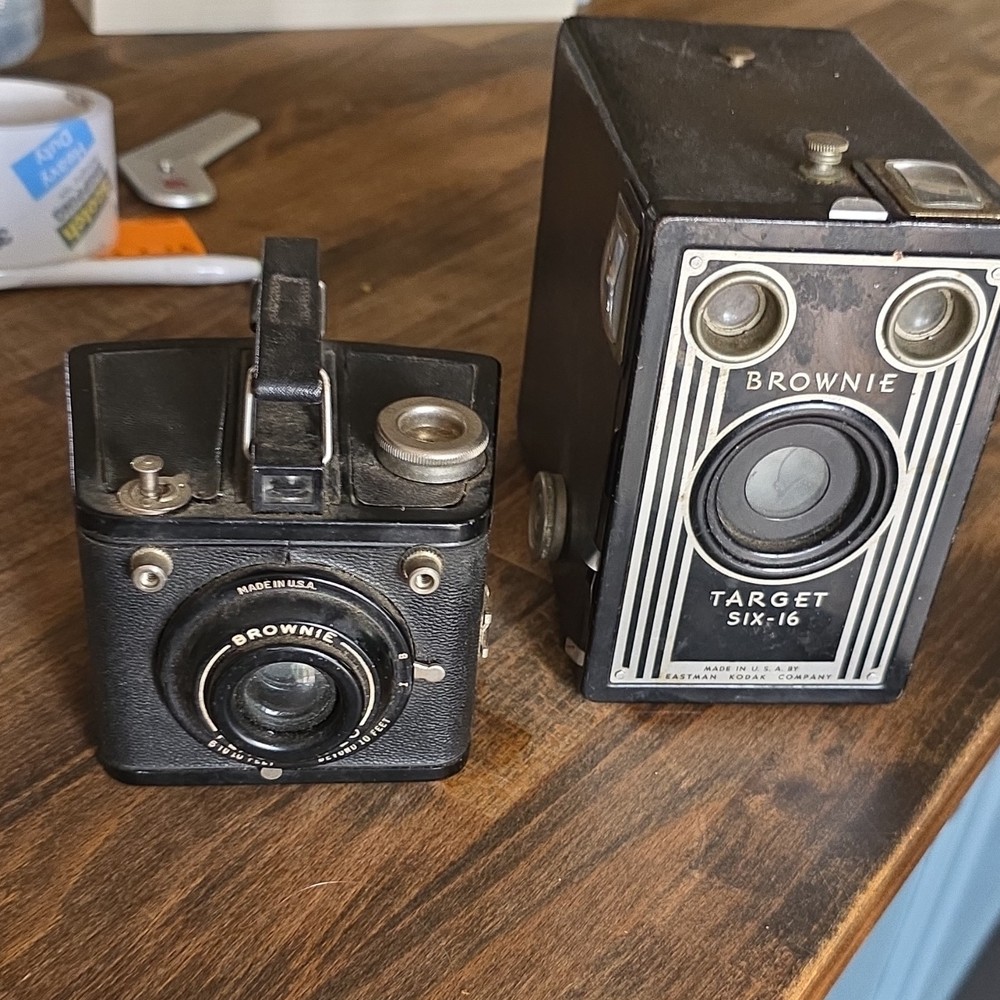 2 Vintage Brownie Camera