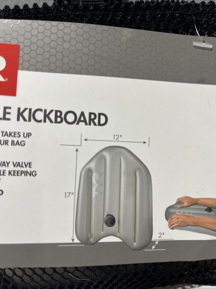 TYR Inflatable Kickboard Swim Swimming Aid