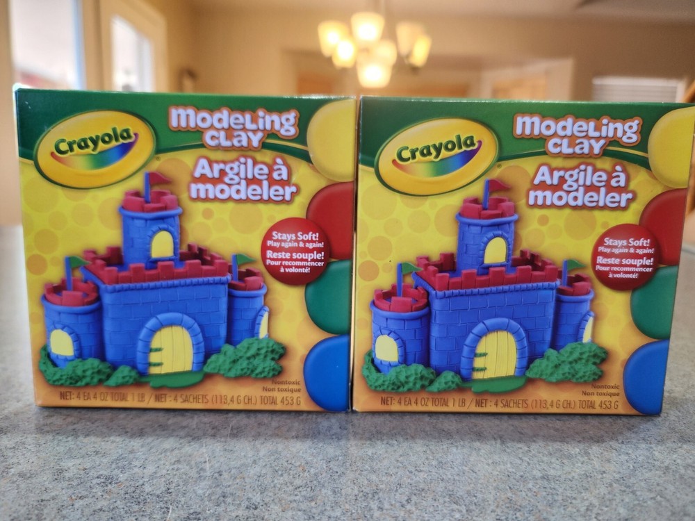 Crayola Modeling Clay 16 oz (2 Boxes) Brand NEW