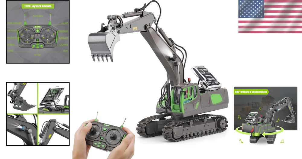 Remote Control Excavator - Best Gift for Kids