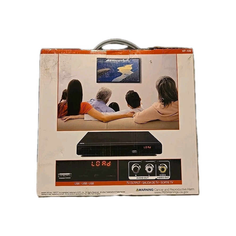 Quantum FX VP109 Digital Multi Media Player - Black New Open Box
