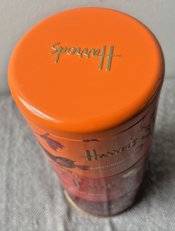 New Harrods Assorted 3 Flavors Hot Chocolate in Stackable Tins 9" High