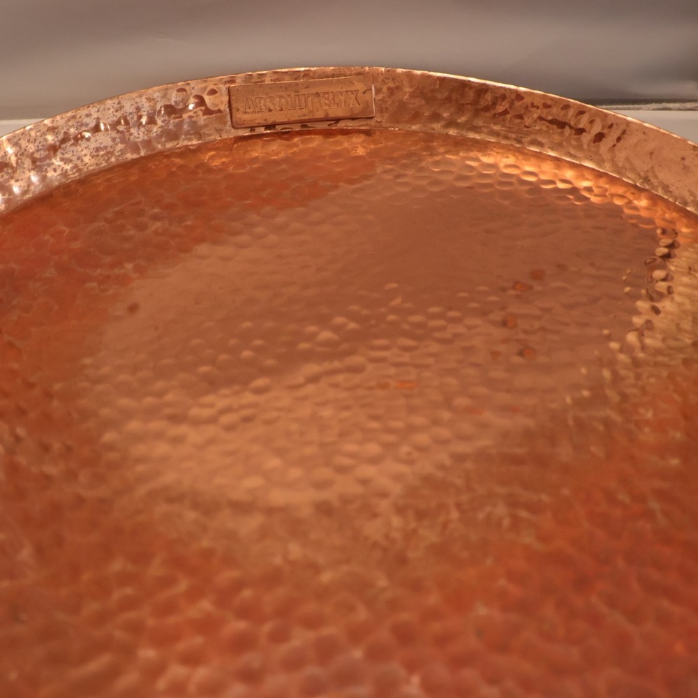 Absolut Elyx Brass Tray – Massive