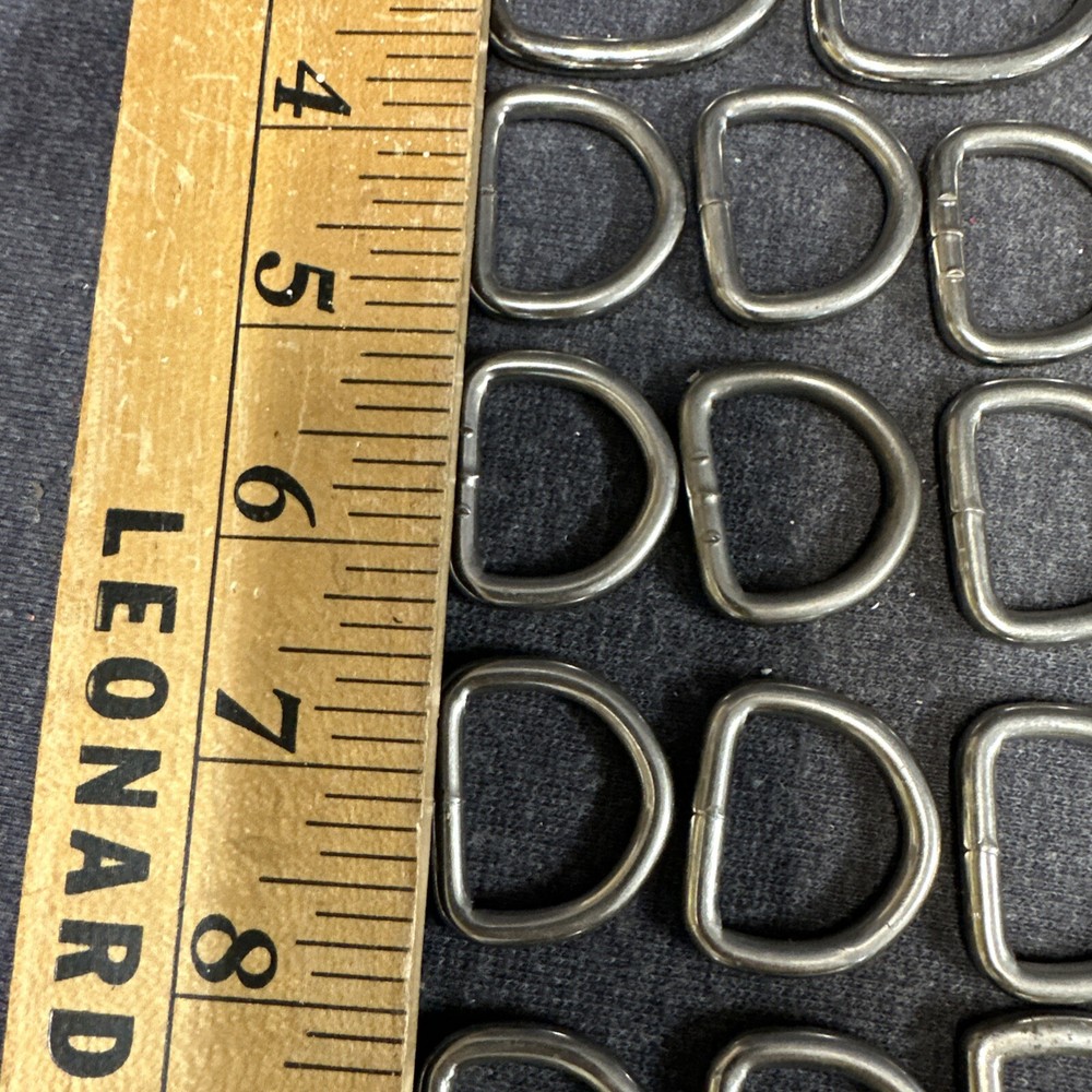 Lot Assorted Sizes Saddle Dee D Rings Saddle Tack