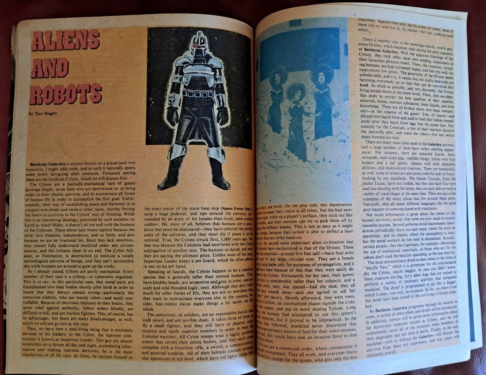 Marvel Super Special No.8 Battlestar Galactica Comic - 1978 Oversized