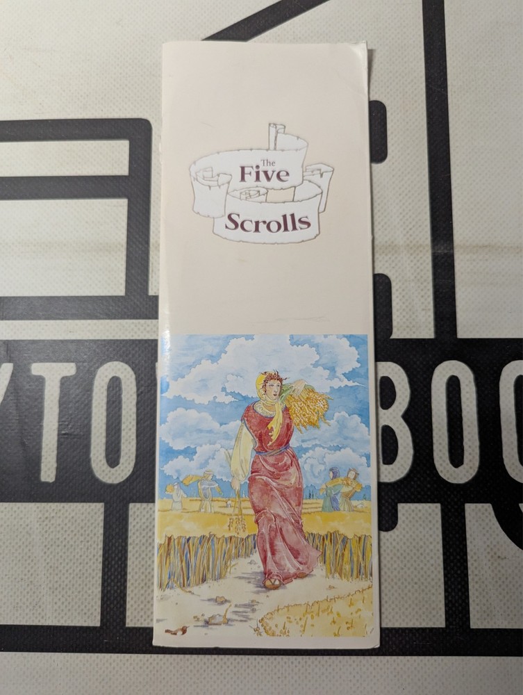 The Five Scrolls Pamphlet Religious Advertising Esther Lamentations Ruth Ecclesi