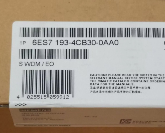 6ES7193-4CB30-0AA0 5PCS NEW SIEMENS TERMINAL MODULE 6ES7193-4CB30-0AA0