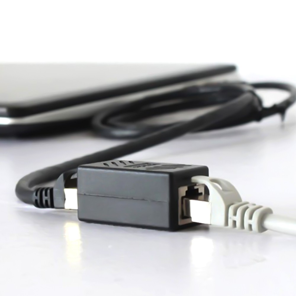 RJ45 Inline Coupler Cat6/Cat5e Ethernet Network Cable Extender Connector Lot