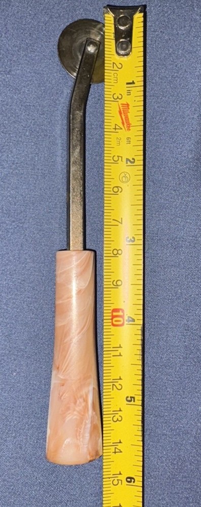 Vintage Dritz Marbled Bakelite Handle Tracing Wheel Sewing Pattern Tracer Tools
