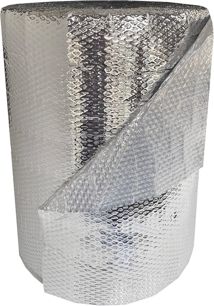 USA Reflective Bubble Insulation Roll, 24" Width x 125' Length, One- Sided Bubbl